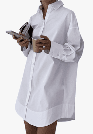 LYANER Women’s Casual Shirt Dress